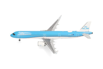 HER573801 - AIRBUS A321neo KLM PH-AXE Kleine kaart - Vlinderkaart