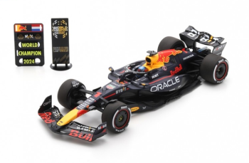SPA18S666 - RED BULL Racing RB20 #1 F1-wereldkampioen 2024 M. VERSTAPPEN en pitbord