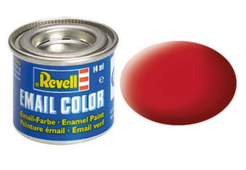 REV32136 - Matte karmijnrode emailverf 14ml