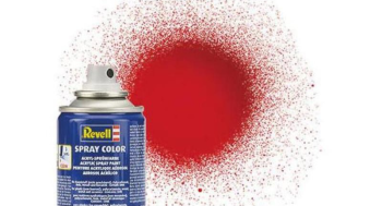 REV34131 - 100 ml briljante heldere rode spuitbus acrylverf