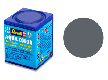 REV36174 - Mat gunmetal grijze acrylverf pot van 18 ml