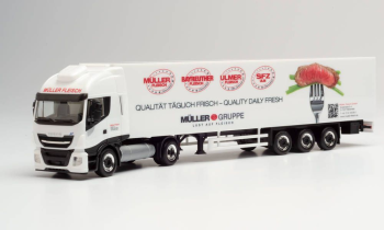HER312257 - IVECO Stralis Np 4x2 met koeloplegger 3 Assen MÜLLER