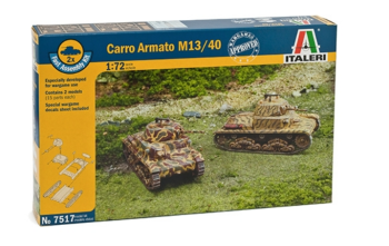 ITA7517 - Tanks Carro Armato M13/40 snelle montage om te monteren en te schilderen