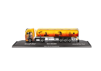 HER122351 - MAN TGX GX 4x2 met silo, 3-assig, MELMER - RUDOLF DIESEL