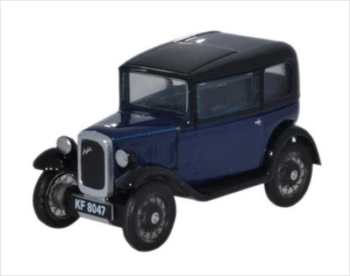 OXF76ASS002 - AUSTIN Seven RN Saloon, licht koningsblauw