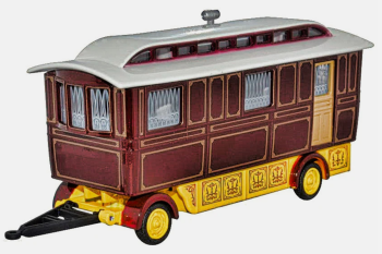 OXF76SCV001 - Showman-caravan bordeauxrood