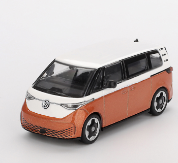 MGT01061-L - VOLKSWAGEN ID.BUZZ Caravelle Candy wit - Energetic oranje 2024