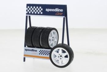 IXO18SET016W - 4 speedline Corse witte banden