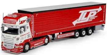 TEK68216 - SCANIA R09 Topline 4x2 met semi Tautliner 3 assen dekzeiltransport TLP