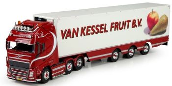 TEK71082 - VOLVO FH04 Globetrotter XL 6x4 met VAN KESSEL 3-assige koeloplegger