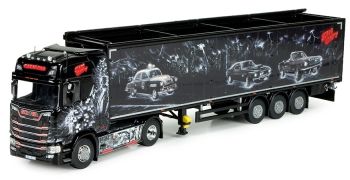 TEK72777 - SCANIA S 4x2 en Cargo Floor Repinski Sin City aanhanger