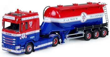 TEK73074 - SCANIA S 4x2 en silotrailer Feldbinder Pvd Wouw