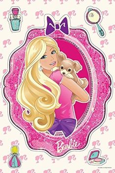 TRF14604 - Puzzel 15 stukjes BARBIE 41 x 60 cm