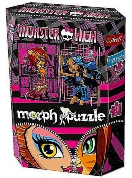 TRF35303 - Puzzel 50 stukjes MONSTER HIGH (Toralei en Robecca Steam) 33 x 23 cm