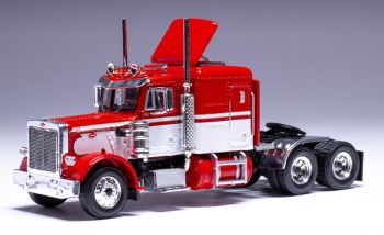 IXO64TR010A - PETERBILT 359 1973 Rood en Wit