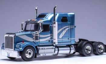 IXOTR199.22 - WESTERN STAR 4900 6x4 1997 metallic blauw