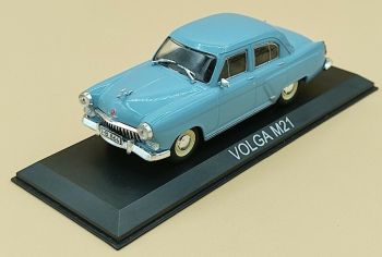 MAGLCVOLM21B - VOLGA M21 1959 blauwe 4-deurs sedan verkocht in blisterverpakking