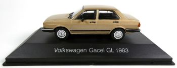 MAGARG22 - VOLKSWAGEN Gacel GL 1983 sedan 4 deuren in metallic bronskleur verkocht in blisterverpakking