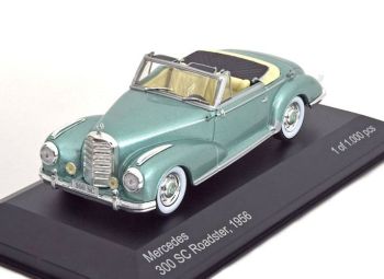 WBX115 - MERCEDES BENZ 300 (W186) SC Roadster cabriolet 1956 metallic groen