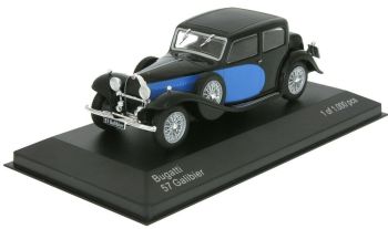 WBX123 - BUGATTI 57 Galibier 1934 blauw zwart