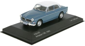 WBX256 - VOLVO Amazon 130 1965 blauw wit dak