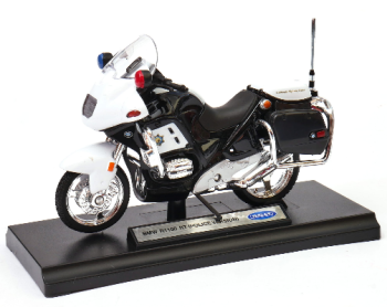 WEL12150PWB - BMW R1100 RT Police Vision Amerikaanse motorpatrouilles Amerikaanse snelwegen