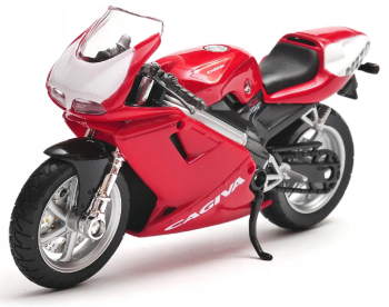 WELCA19660PW - Motorfiets CAGIVA Mito 125 rood en wit