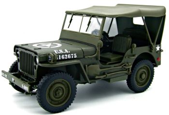 WEL18055H-W - JEEP WILLYS US Army 1944 gesloten kap