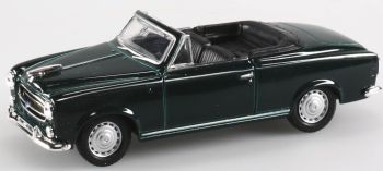 WEL18683 - PEUGEOT 403 cabriolet open groen donker metalen pull-back speelgoed