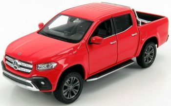 WEL24100WB - MERCEDES BENZ X-Klasse dubbele cabine pick-up 2018 rood