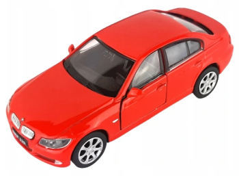 WELBM49720W - Rood BMW 330i frictiemodel