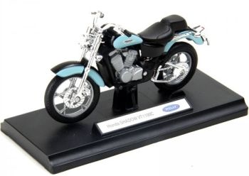 WELH19660PWJ - Motorfiets HONDA Shadow VT1100c blauw en zwart