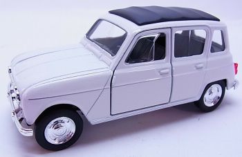 WELRE49720WH - RENAULT 4L 1961 wit frictiemodel