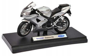 WELTR19660PWE - Motorfiets TRIUMPH Daytona 600 metallic grijs