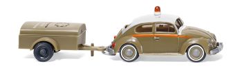 WIK003001 - VOLKSWAGEN Kever 1200 met 1 assige aanhanger