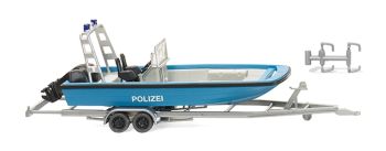 WIK009545 - MZB72 politieboot met aanhanger