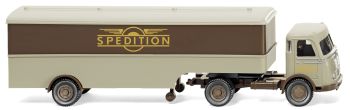 WIK051320 - MERCEDES Pullman 4x2 met semi-starre carrosserie 1 as Spedition
