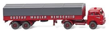 WIK051402 - MAN Pausbacke 4x2 met 2-assig dekzeil semi Gustav Mauler Remscheid