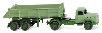 WIK067703 - MAGIRUS Saturn 4x2 met 2 assige semi kipper