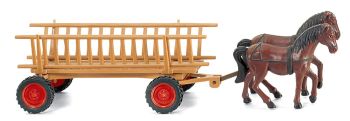 WIK089302 - Paarden met kar