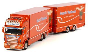 WSI01-1574 - SCANIA R6 Topline bakwagen met bakwagen Gerrit Verbeek