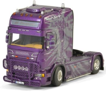 WSI01-1809 - SCANIA R09 Topline 4x2 de zilveren surfer Transport Lengler