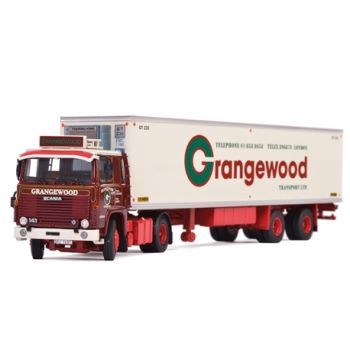 WSI01-2108 - SCANIA 141 Met GRANGEWOOD 2-assige koeloplegger