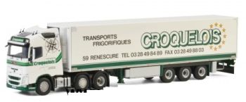 WSI01-2686 - VOLVO FH GL 6x2 met CROQUELOIS semi-koelkast