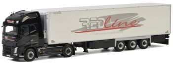 WSI01-2804 - VOLVO FH04 Globetrotter XL 4x2 en koeloplegger Cherreau transport Red Line