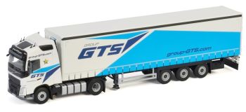 WSI01-3327 - VOLVO FH4 Globetrotter 4x2 en Schimtz GROUP GTS zeildoektrailer