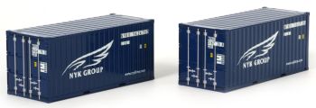 WSI04-1124 - 2 containers 20 voet NYK LOGISTICS