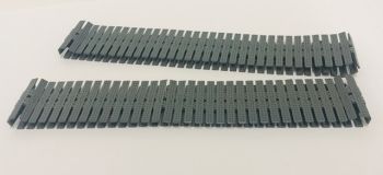 YCC522-1 - Set rupsbanden voor kraan LIEBHERR LR1600 Grijs RAL 7012