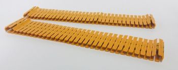YCC522-3 - Set rupsbanden voor kraan LIEBHERR LR 1600 Geel RAL 1007