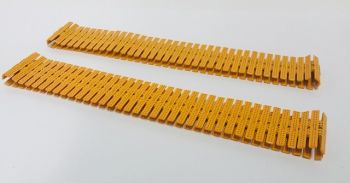 YCC523-3 - Set rupsbanden voor kraan LIEBHERR LR 1750 Geel RAL 1007
